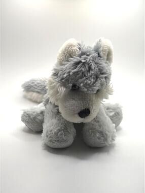 Ganz Webkinz Husky Plush Stuffed Animal Dog Gray and White HM120 No Code